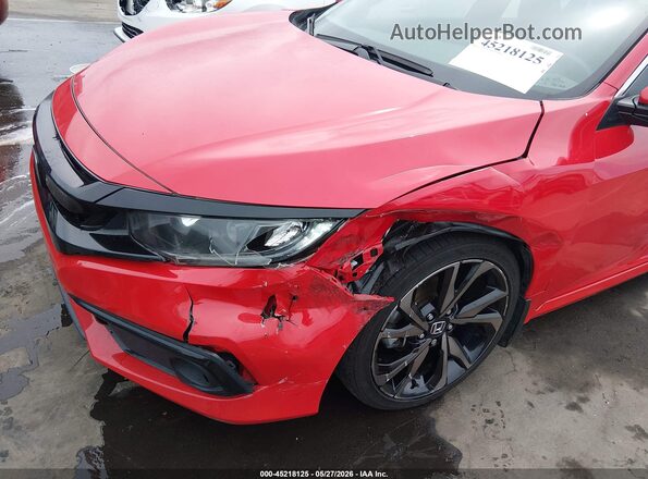 2HGFC2F88MH535087 2021 HONDA CIVIC Red Front view