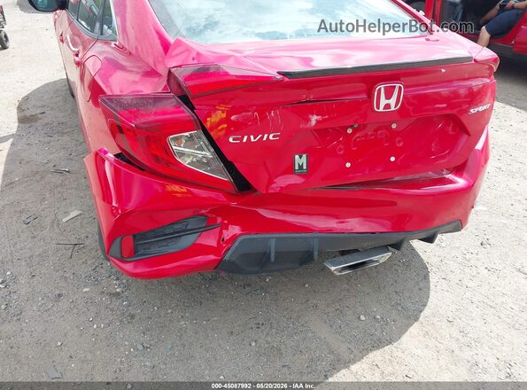 2HGFC2F89KH508588 2019 HONDA CIVIC Red Դիմացի տեսք