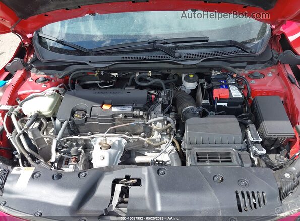 2HGFC2F89KH508588 2019 HONDA CIVIC Red Հետևի տեսք