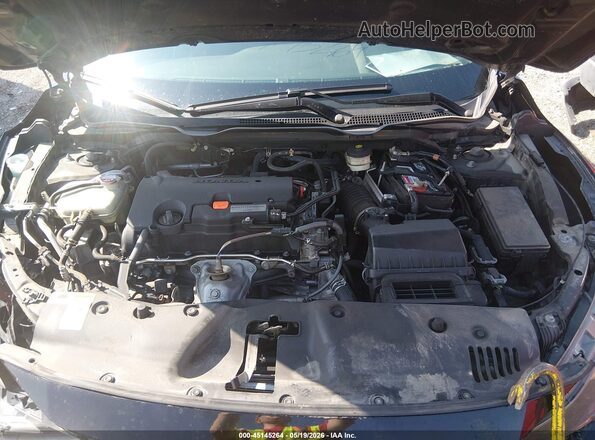 2HGFC2F89KH581878 2019 HONDA CIVIC Black უკანა ხედი