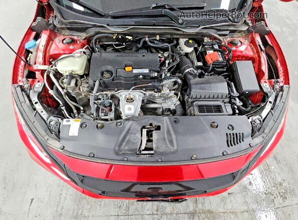2HGFC2F89MH516967 2021 HONDA CIVIC Red Սալոնի հետևի տեսք