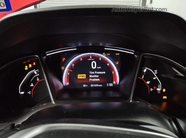 2HGFC2F89MH516967 2021 HONDA CIVIC Red 