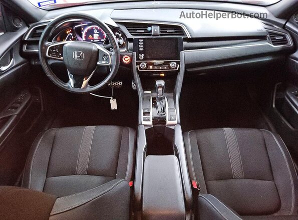 2HGFC2F89MH516967 2021 HONDA CIVIC Red Առջևի վահանակի տեսք