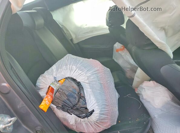 2HGFC2F89MH528911 2021 HONDA CIVIC Gray Вид задніх сидінь