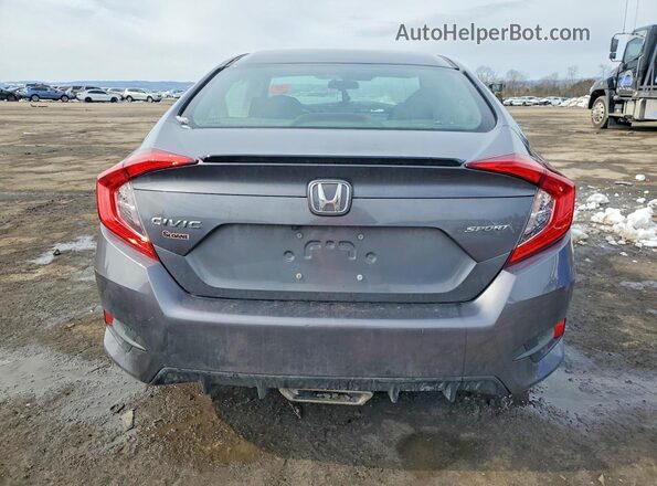 2HGFC2F89MH528911 2021 HONDA CIVIC Gray Вид ззаду