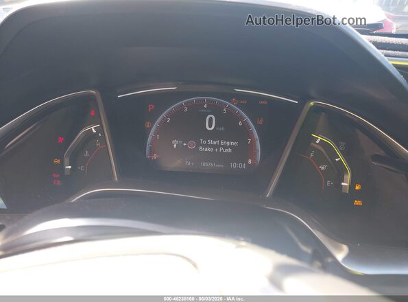 2HGFC2F89MH545546 2021 HONDA CIVIC Серый Вид задних сидений