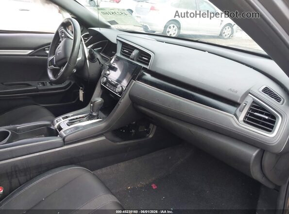 2HGFC2F89MH545546 2021 HONDA CIVIC Серый Вид салона спереди