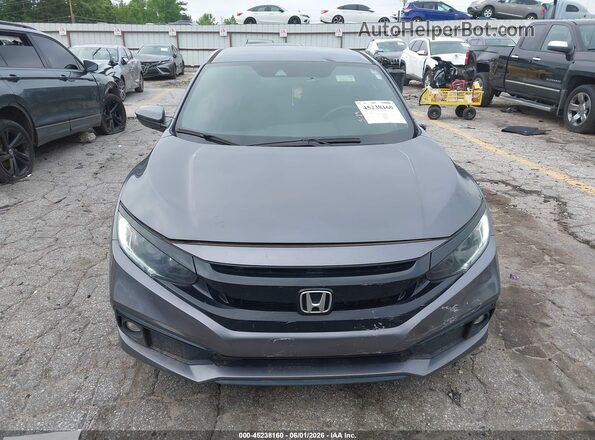 2HGFC2F89MH545546 2021 HONDA CIVIC Серый Вид щитка приборов