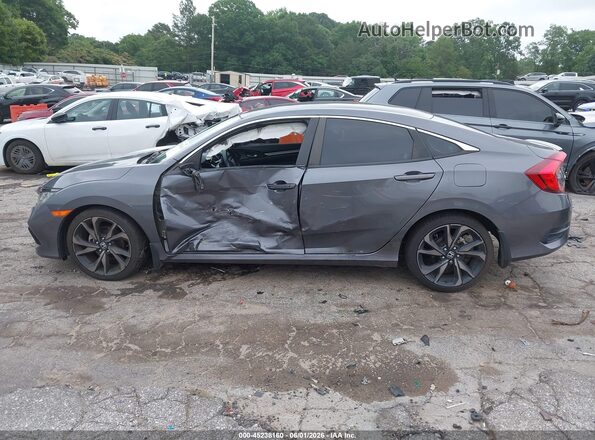 2HGFC2F89MH545546 2021 HONDA CIVIC Серый Панорамный вид салона 360°