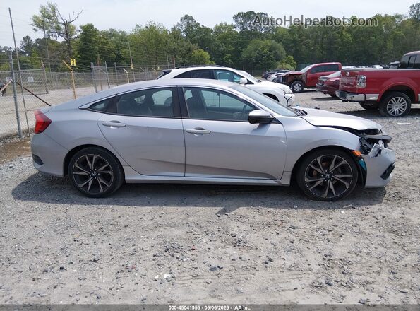 2HGFC2F8XKH568685 2019 HONDA CIVIC Silver 