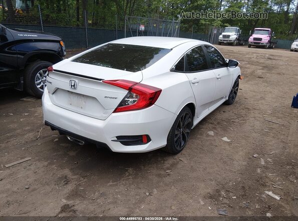 2HGFC2F8XKH598849 2019 HONDA CIVIC White Tył prawy