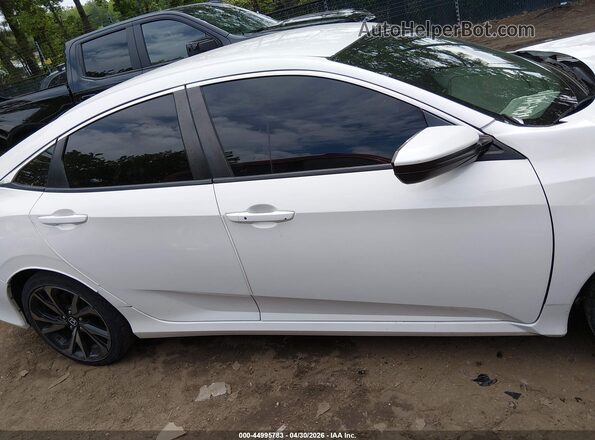 2HGFC2F8XKH598849 2019 HONDA CIVIC White Widok wnętrza 360 stopni