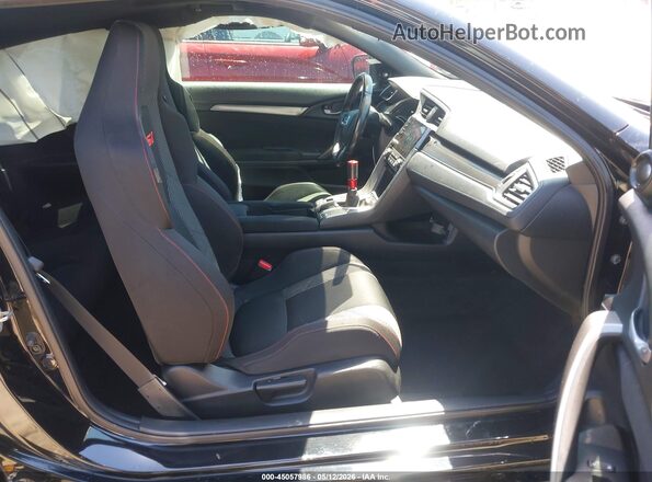 2HGFC3A52KH753770 2019 HONDA CIVIC Black წინა სალონის ხედი
