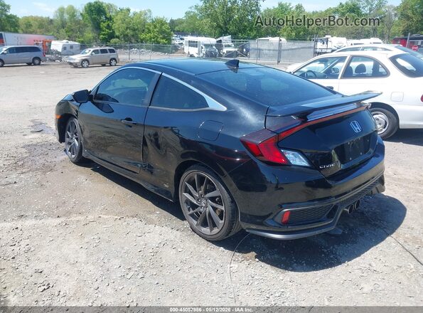 2HGFC3A52KH753770 2019 HONDA CIVIC Black უკანა მარცხენა