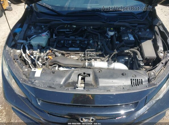 2HGFC3A52KH753770 2019 HONDA CIVIC Black უკანა ხედი