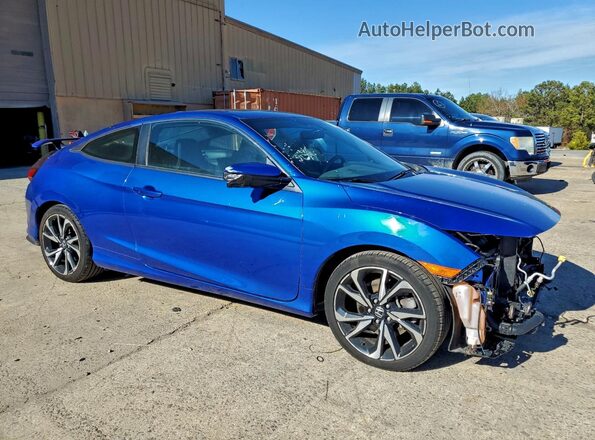 2HGFC3A57JH756856 2018 HONDA CIVIC Blue 