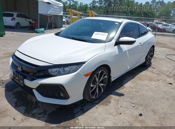 2HGFC3A58JH753142 2018 HONDA CIVIC White Przód lewy