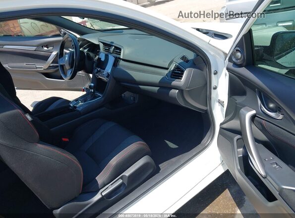 2HGFC3A58JH753142 2018 HONDA CIVIC White Widok wnętrza z przodu