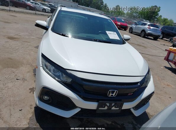 2HGFC3A58JH753142 2018 HONDA CIVIC White Widok zestawu wskaźników