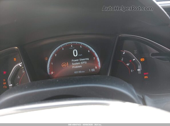 2HGFC3A59JH753196 2018 HONDA CIVIC Red Vista de los asientos traseros