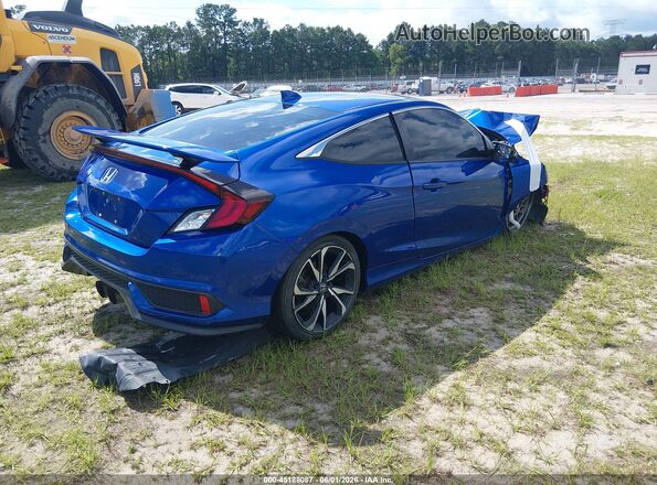 2HGFC3A59KH753880 2019 HONDA CIVIC Синий Задняя правая четверть