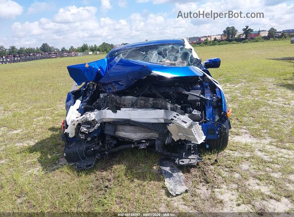 2HGFC3A59KH753880 2019 HONDA CIVIC Синий Вид щитка приборов