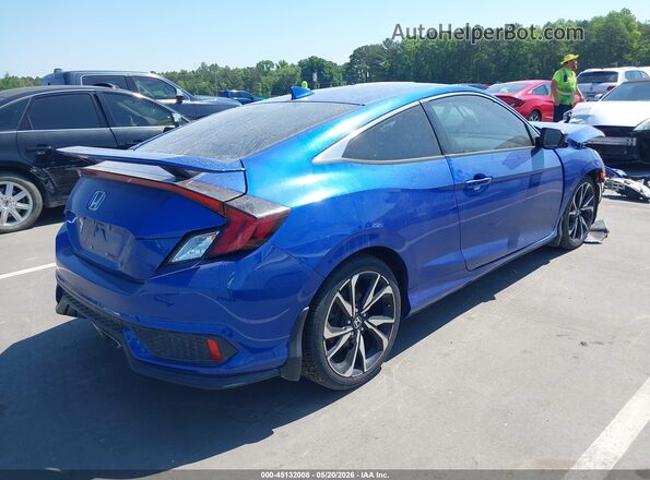 2HGFC3A5XHH754254 2017 HONDA CIVIC Blue Tył prawy