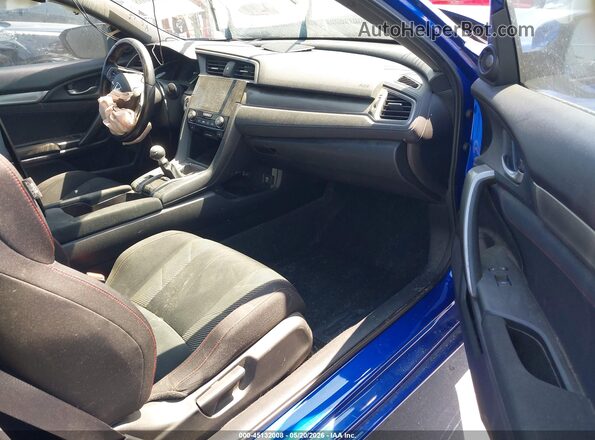 2HGFC3A5XHH754254 2017 HONDA CIVIC Blue Widok wnętrza z przodu