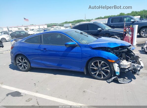 2HGFC3A5XHH754254 2017 HONDA CIVIC Blue Widok wnętrza 360 stopni