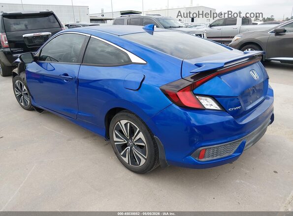 2HGFC3B35JH350006 2018 HONDA CIVIC Синий Задняя левая четверть