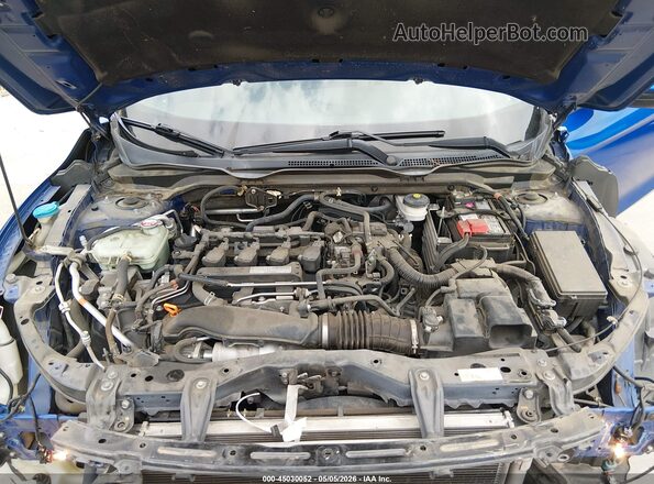 2HGFC3B35JH350006 2018 HONDA CIVIC Синий Вид сзади