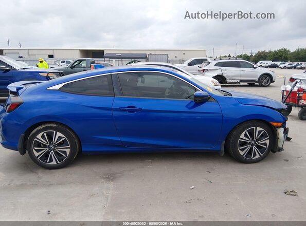 2HGFC3B35JH350006 2018 HONDA CIVIC Синий Панорамный вид салона 360°