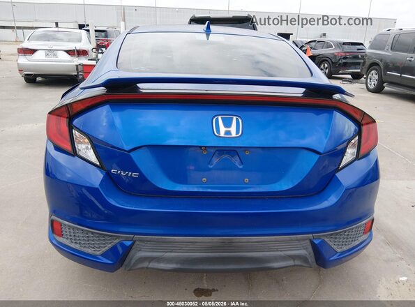2HGFC3B35JH350006 2018 HONDA CIVIC Синий 