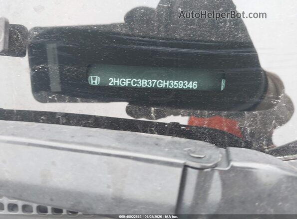 2HGFC3B37GH359346 2016 HONDA CIVIC White Вид підкапотного простору