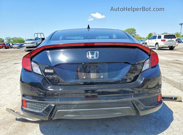 2HGFC3B39GH357484 2016 HONDA CIVIC Black Widok z tyłu