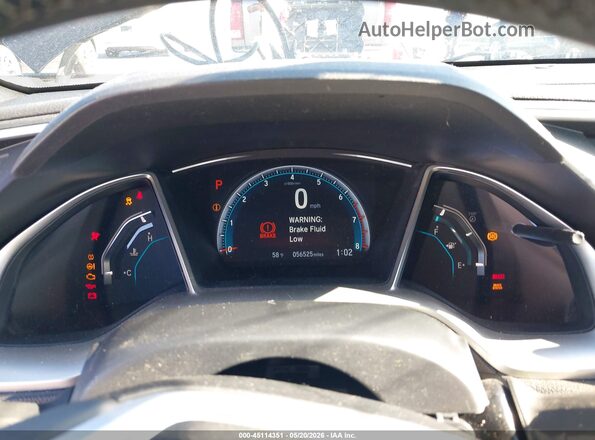 2HGFC3B39JH352681 2018 HONDA CIVIC Black Հետևի նստատեղերի տեսք