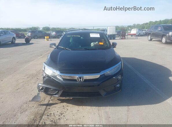 2HGFC3B95GH357003 2016 HONDA CIVIC Black Սարքավորումների վահանակի տեսք