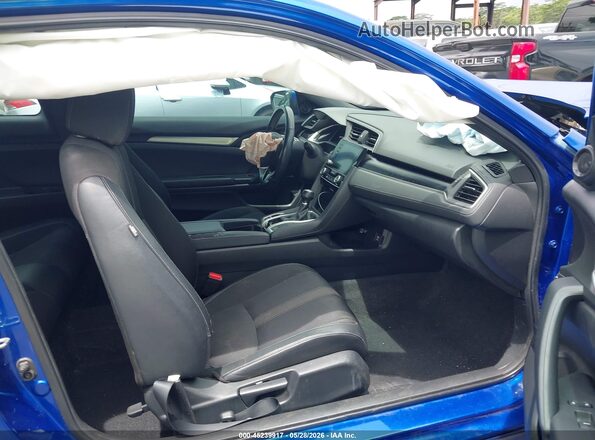 2HGFC4A81KH302331 2019 HONDA CIVIC Blue წინა სალონის ხედი