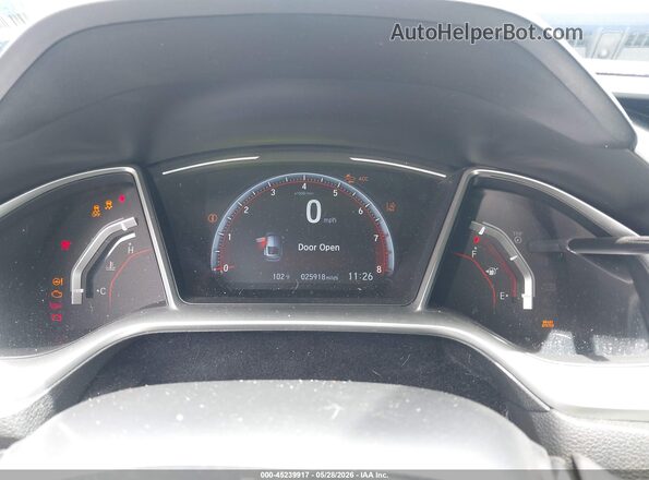 2HGFC4A81KH302331 2019 HONDA CIVIC Blue უკანა სავარძლების ხედი