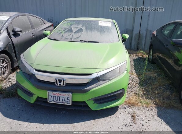 2HGFC4B01GH300532 2016 HONDA CIVIC Green Widok zestawu wskaźników