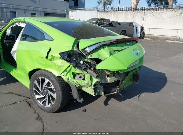 2HGFC4B01GH300532 2016 HONDA CIVIC Green Widok z przodu