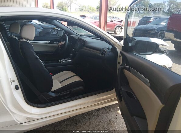 2HGFC4B02GH316318 2016 HONDA CIVIC White წინა სალონის ხედი