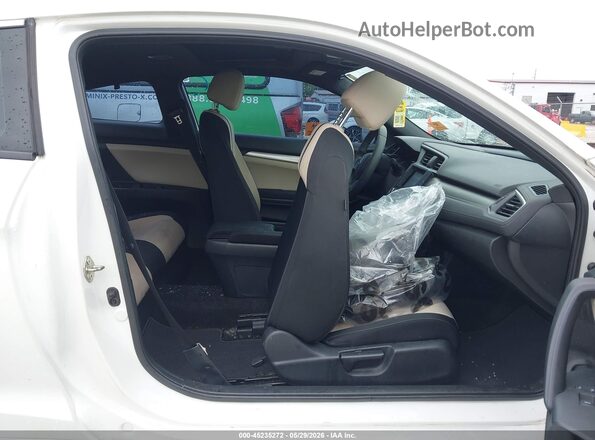 2HGFC4B03GH302265 2016 HONDA CIVIC Белый Вид салона спереди