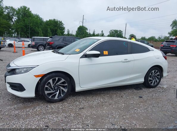 2HGFC4B03GH302265 2016 HONDA CIVIC Белый Вид задней части салона