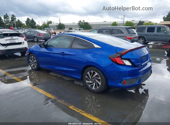 2HGFC4B03GH305411 2016 HONDA CIVIC Blue Trasero izquierdo
