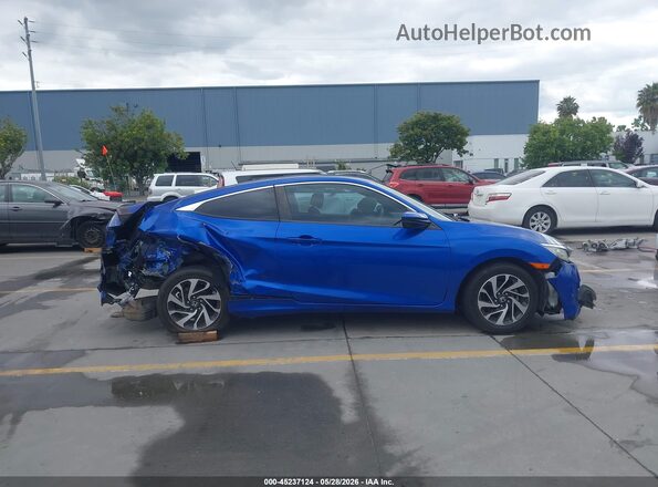2HGFC4B03GH305411 2016 HONDA CIVIC Blue Vista interior trasera