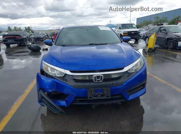 2HGFC4B03GH305411 2016 HONDA CIVIC Blue Vista del cuadro de instrumentos