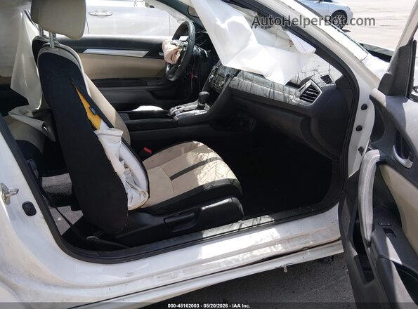 2HGFC4B04GH317079 2016 HONDA CIVIC White Vista interior delantera