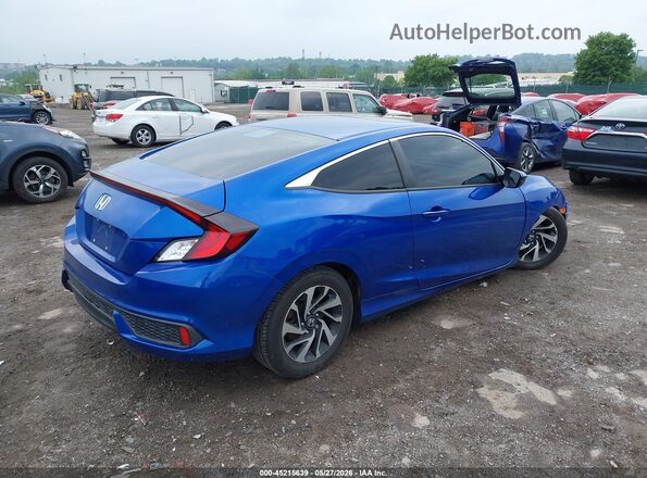 2HGFC4B08JH302947 2018 HONDA CIVIC Blue Rear right