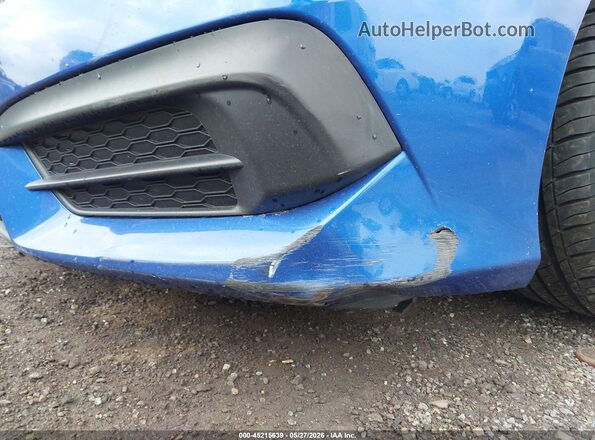 2HGFC4B08JH302947 2018 HONDA CIVIC Blue Front view